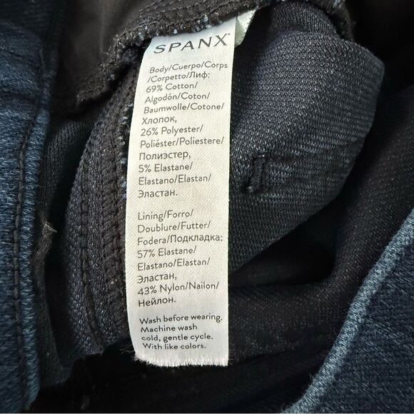 SPANX Jean-ish Ankle Leggings Size Large women's Twilight Rinse 20018R - Picture 7 of 8